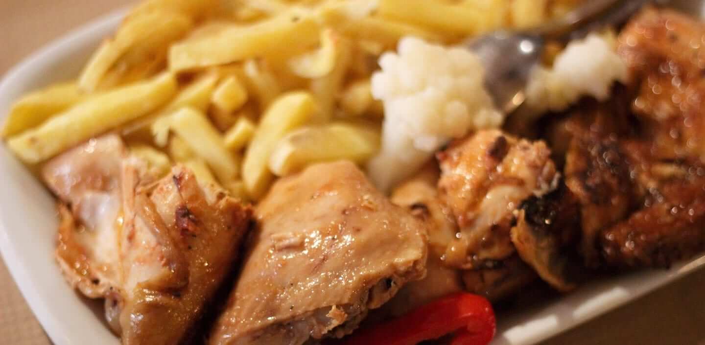 Daily lunch menu