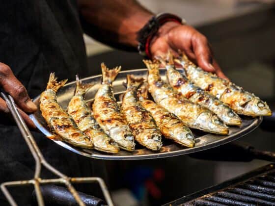 Grilled fish